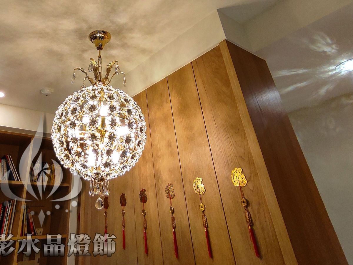 東方中國風燈籠招財水晶燈，東西方藝術合併！經典呈現。